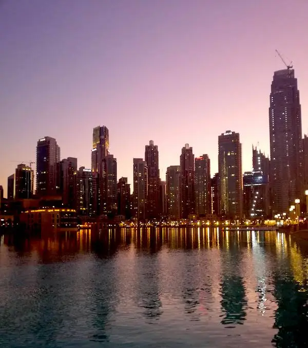 Die Hochhäuser von Dubai