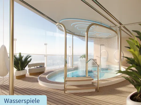 Die neuen Wasserspiele der Mein Schiff Flow