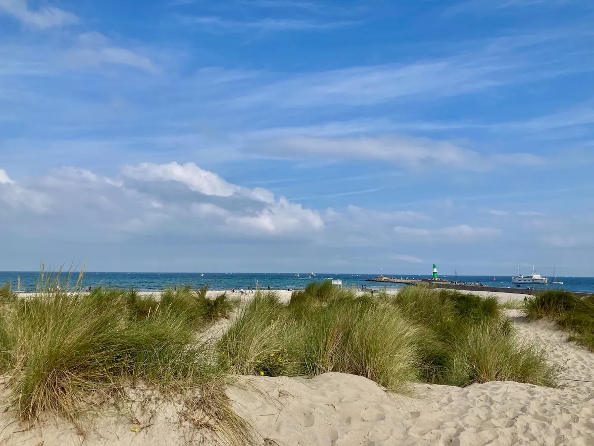 Der Strand von Warnemünde