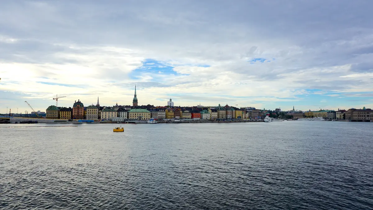 Blick auf Stockholm
