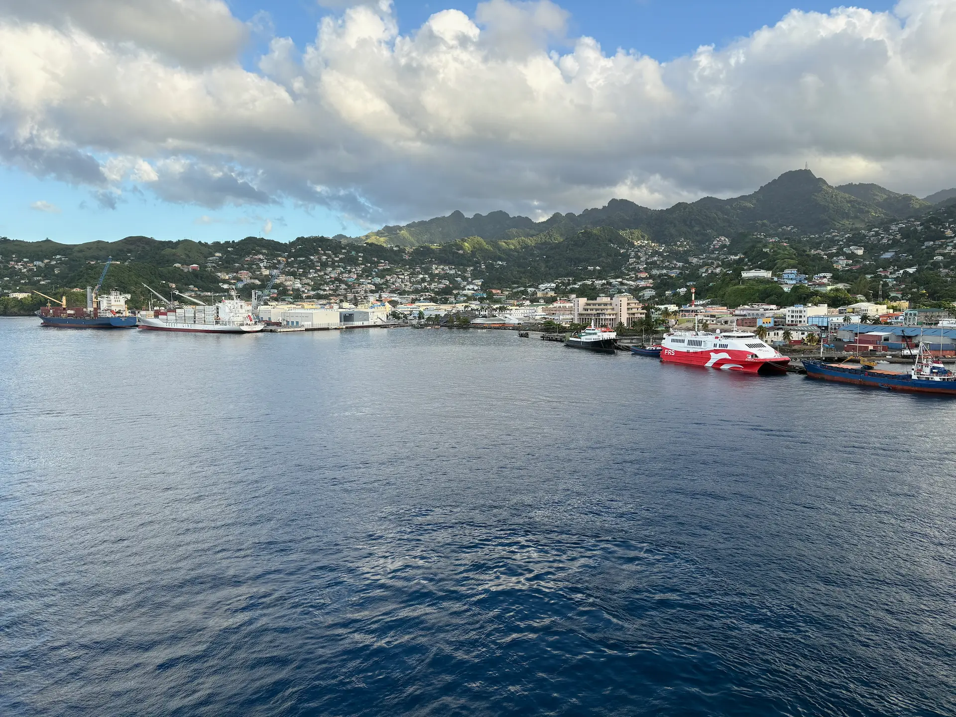 Der Hafen von St. Vincent