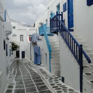 Häuser in Mykonos Stadt