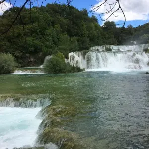 Landausflug in Split: Wasserfall im Krka Nationalpark