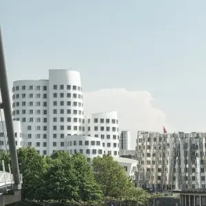 Das Gebäudeensemble des Stararchitekten Frank O. Gehry