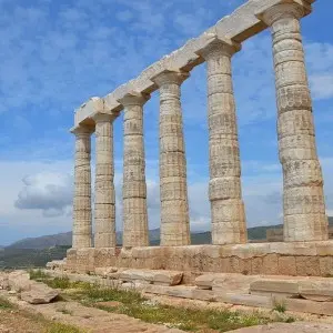 Tempel des Poseidon in Kap Sounion