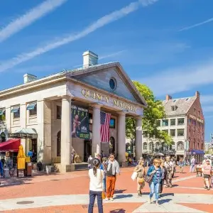 Freizeit auf dem Quincy Market