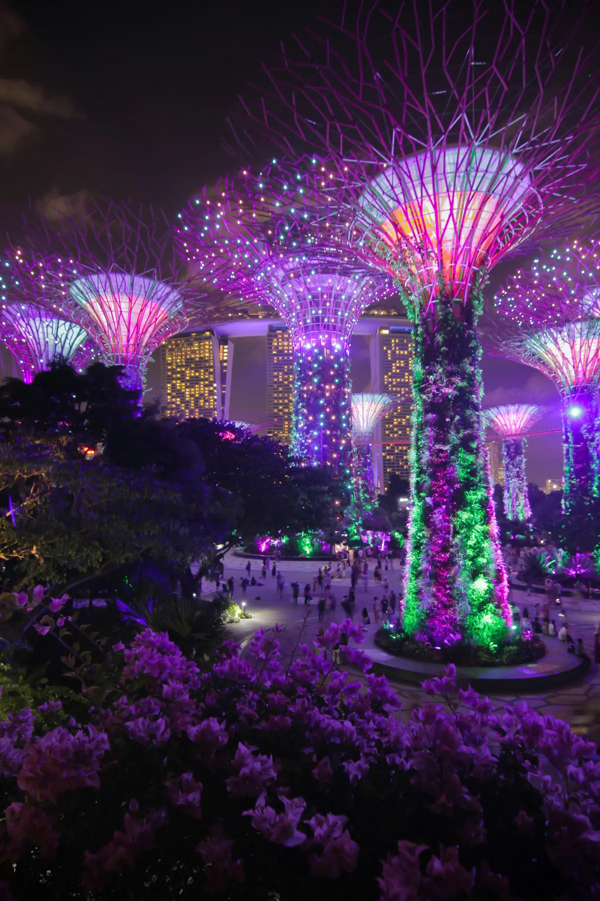 Singapur bei Nacht