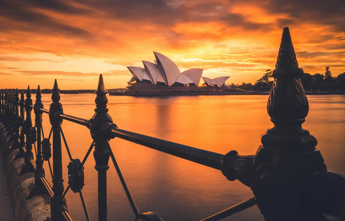 Das Opernhaus im Hafen von Sydney