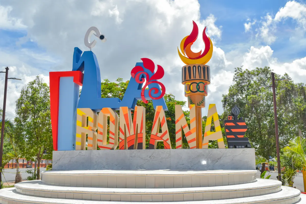 Der Olympia-Schriftzug von La Romana