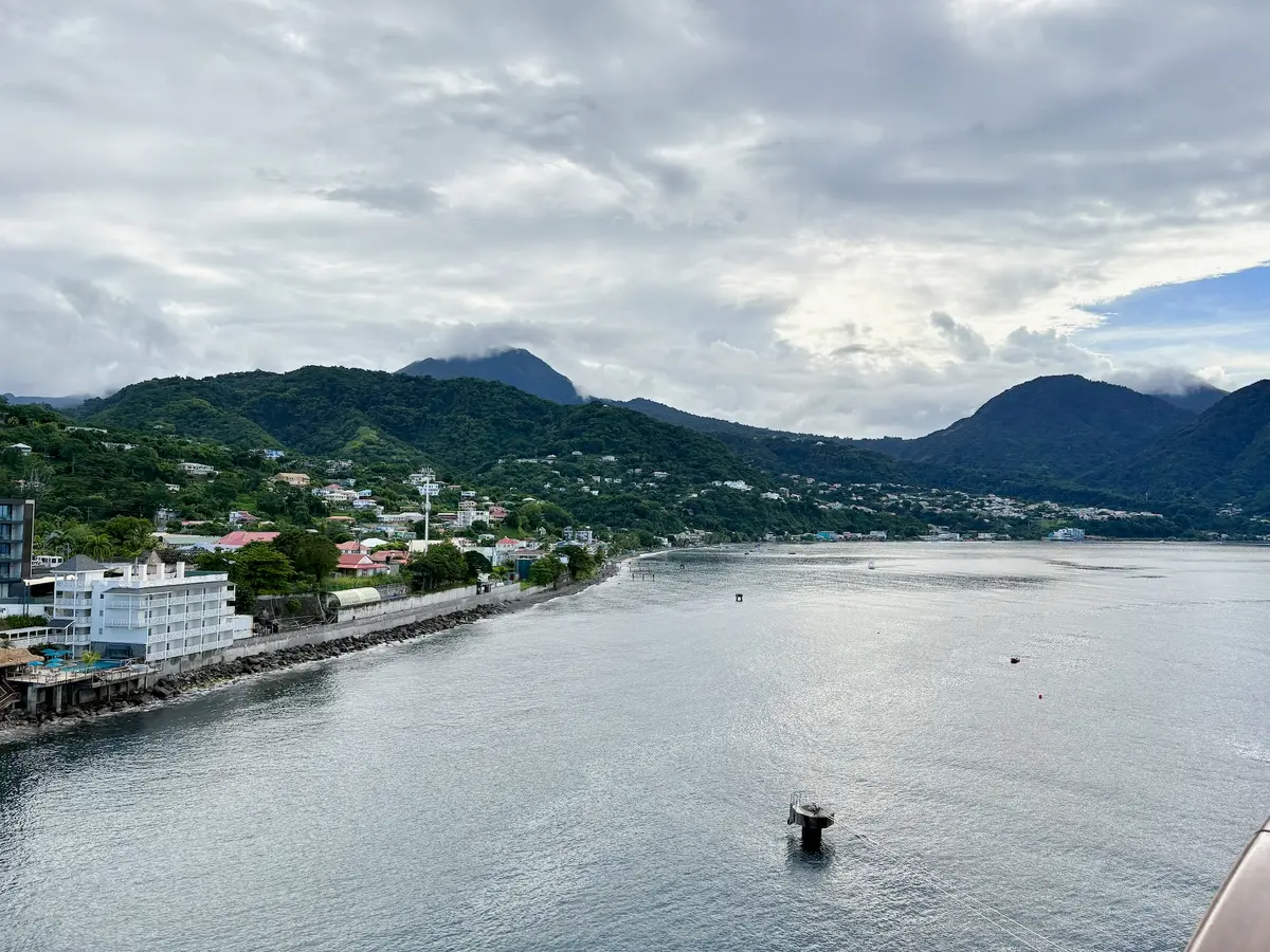 Blick auf Dominica
