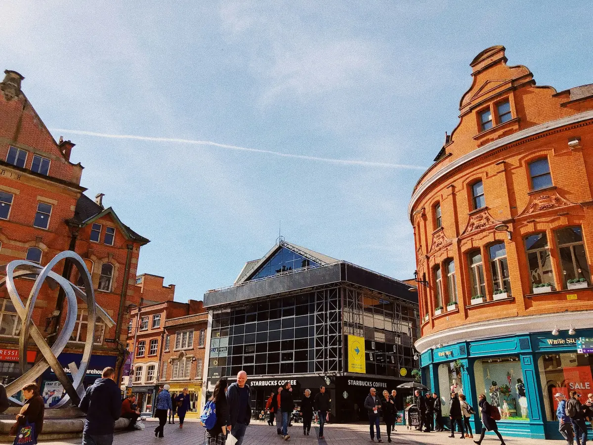 Das Stadtzentrum von Belfast