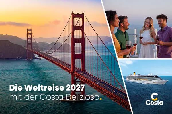 keyvisual_Weltreise_2027 Die Costa Weltreise 2027