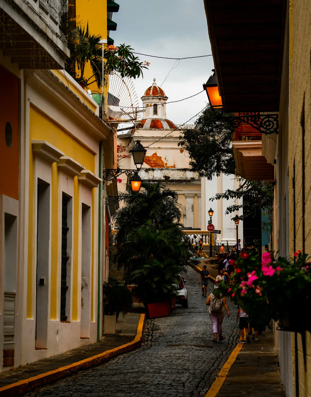Eine Straße von Puerto Rico