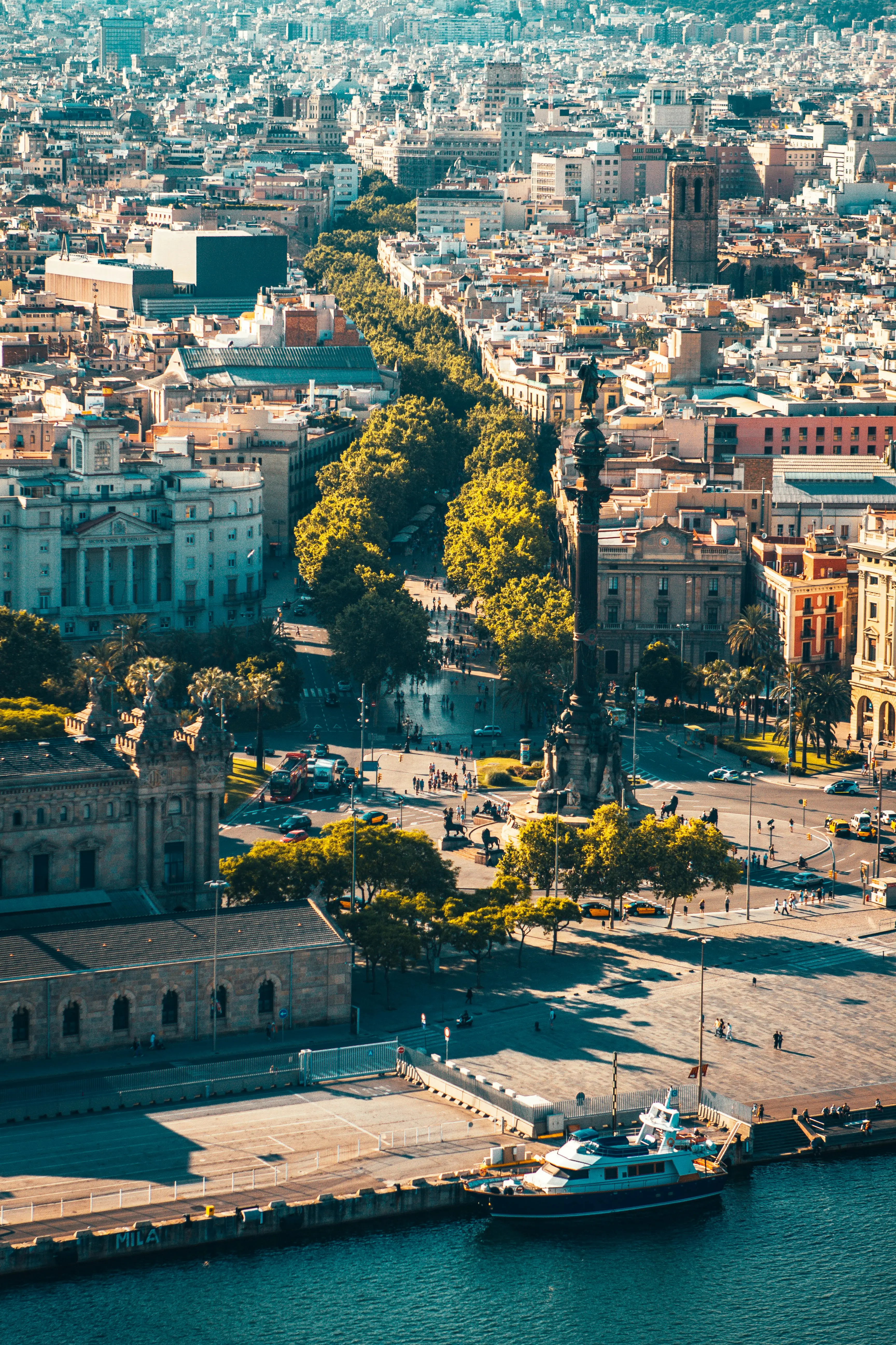 Die Innenstadt von Barcelona